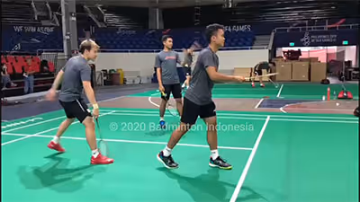 印尼男团今日3V3训练，冲击亚洲团体赛冠军