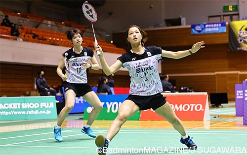 福岛由纪/广田彩花VS米元小春/田中志穗 2020全日本综合锦标赛 女双半决赛视频