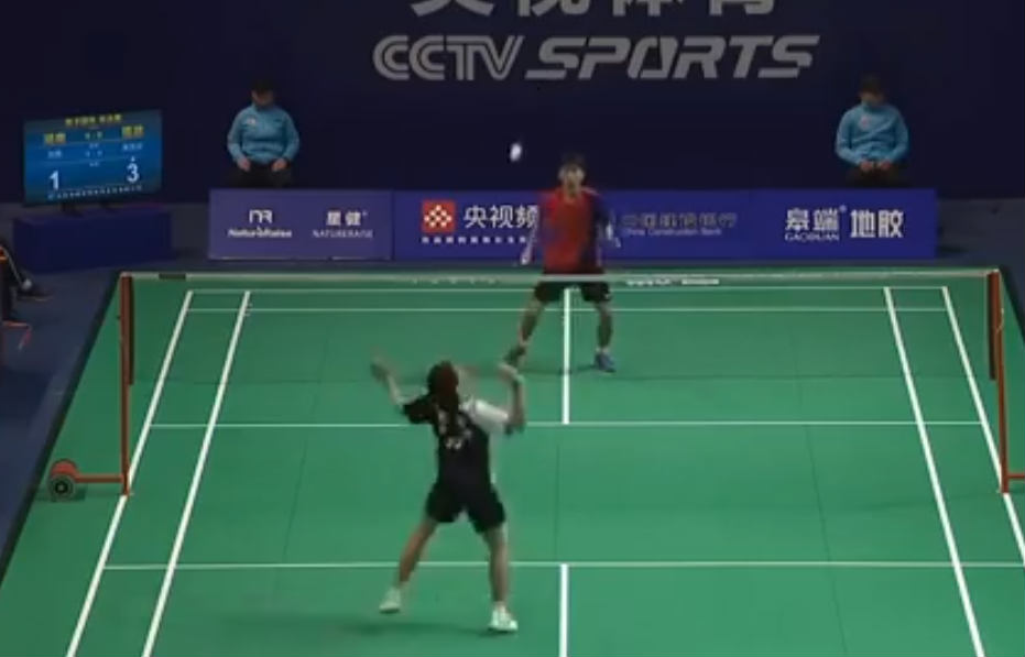 刘亮	VS吴凯安 2021全运会羽毛球 男团半决赛视频