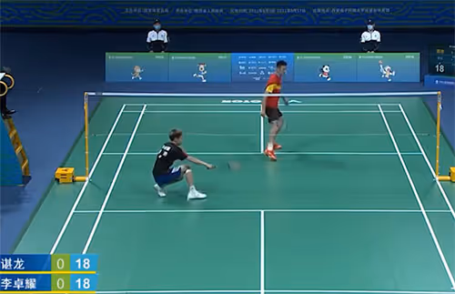 7-13逆转取胜！谌龙vs李卓耀精彩5佳球
