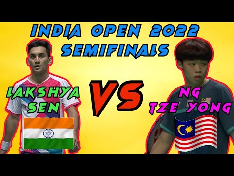 叻斯亚vs黄智勇集锦，2022印度公开赛半决赛