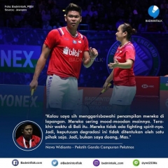 印尼混双教练诺瓦谈乔丹/梅拉蒂为何被踢出国家队 