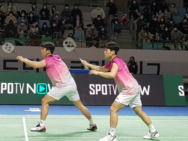 李龙大/李相民vs金莎朗/崔赫均 2022韩国羽球联赛决赛
