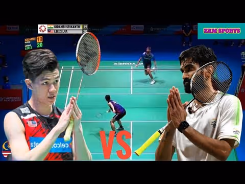 李梓嘉一轮游集锦！0-2不敌斯里坎特输在哪？