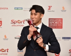 荣获新加坡年度最佳男运动员，骆建佑：特别的夜晚