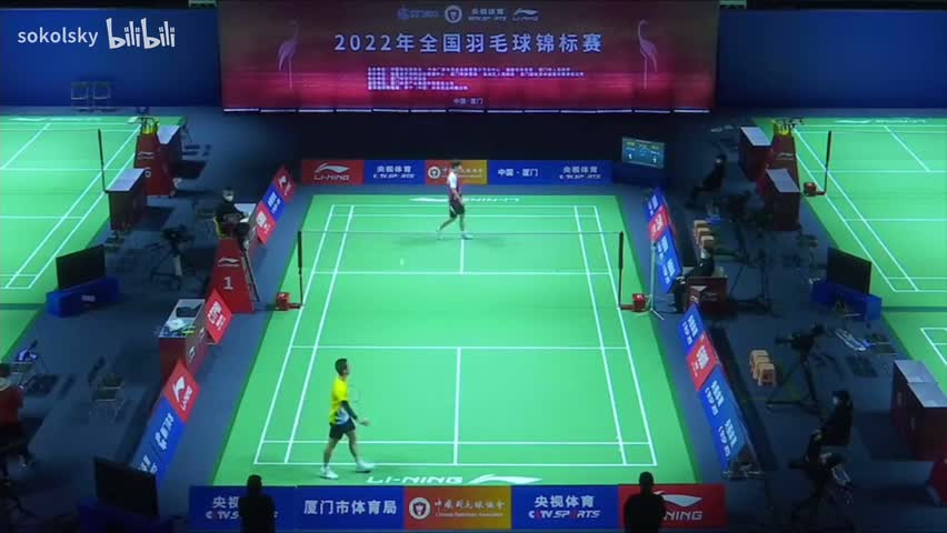 潘胤龙vs林志超 2022年全国羽毛球锦标赛甲组男团半决赛