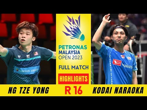 奈良冈功大2-1黄智勇集锦！2023年马来西亚公开赛1/8决赛