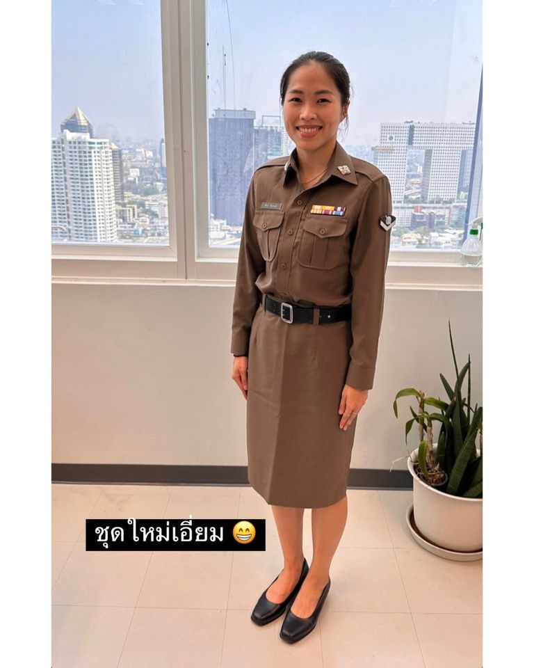 果达农宣告掀晓正式成为一位泰国皇家女警