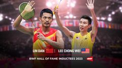 林丹、李宗伟入选世界羽联名人堂