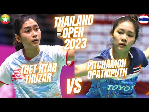发挥如何？泰国16岁女神碧查梦2-0图萨集锦！2023泰国公开赛 女单资格赛视频