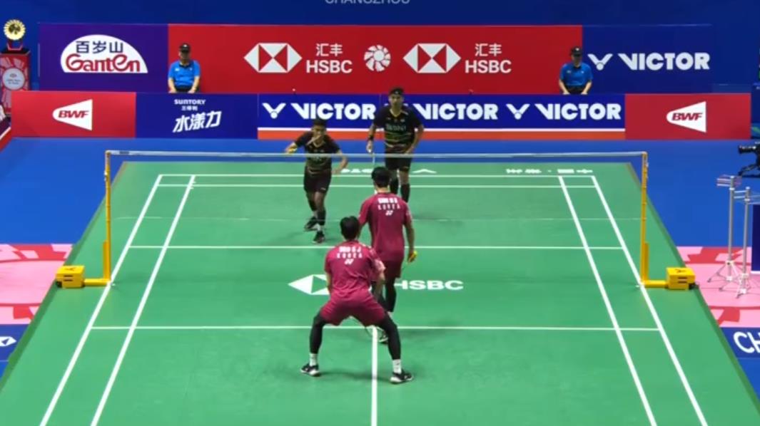 姜珉赫/徐承宰VS菲克里/巴格斯 2023中国公开赛 男双1/4决赛视频