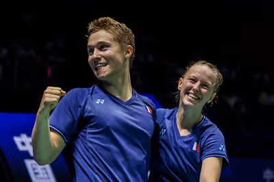 欧洲混双后继有人？吉奎尔/德尔吕2-0陈堂杰/杜依蔚集锦！