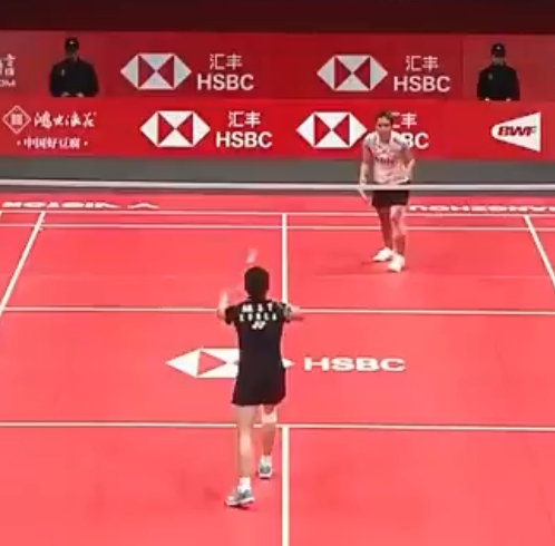 安洗莹VS玛丽斯卡 2023世界羽联总决赛 女单资格赛视频