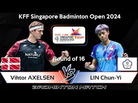 安赛龙2-1林俊易集锦！ 2024新加坡公开赛 男单1/8决赛视频