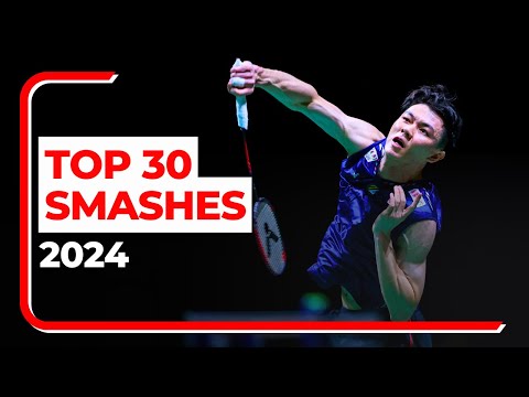 2024羽坛暴力杀球TOP30！鸡哥一枝独秀？