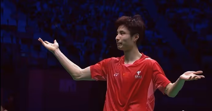 石宇奇两局均21-5横扫全奕陈集锦！ 2025苏迪曼杯 混合团体决赛视频