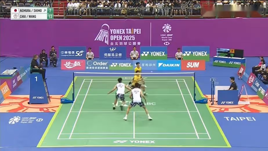 邱相榤/王齐麟2-0野村拓海/ 霜上雄一杀入决赛集锦 2025中国台北公开赛 男双半决赛视频