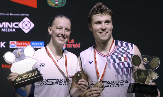 创造法国历史！吉凯尔/德尔吕2-0德差波/苏皮萨拉集锦！ 2025印尼公开赛 混双决赛视频