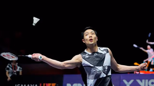 周天成1-2爆冷不敌印度阿尤什集锦！ 2025美国公开赛 男单半决赛视频