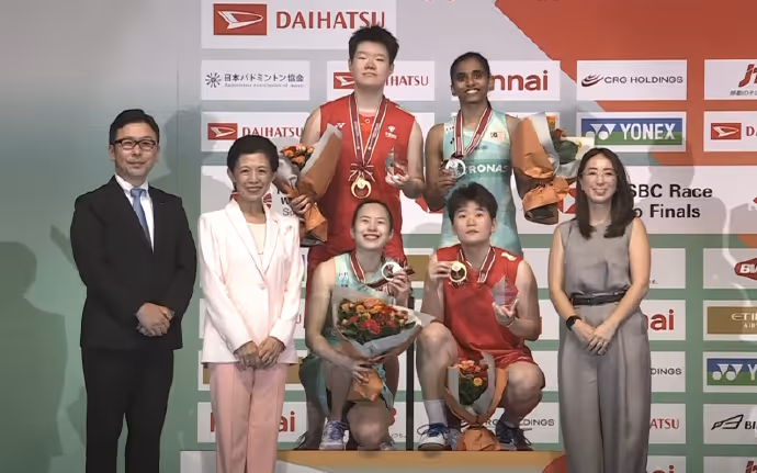 刘圣书/谭宁2-0陈康乐/蒂娜夺冠集锦 2025日本公开赛 女双决赛视频