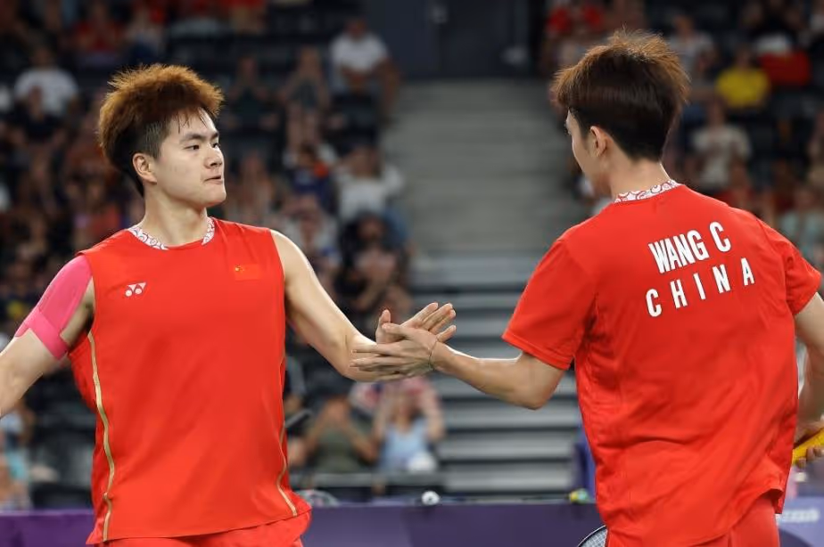 梁伟铿/王昶2-0李哲辉/杨博轩集锦 2025中国公开赛 男双1/16决赛视频