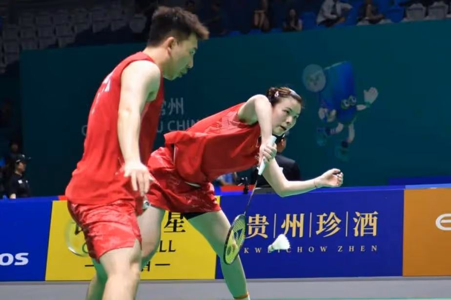 郭新娃/陳芳卉2-0陳堂杰/杜頤溈殺入半決賽集錦 2025中國公開賽 混雙1/4決賽視頻
