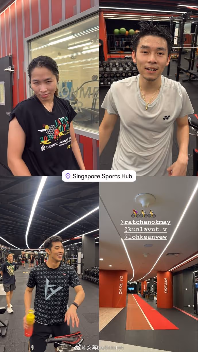 昆拉武特 因达农 骆建佑一起备战世锦赛