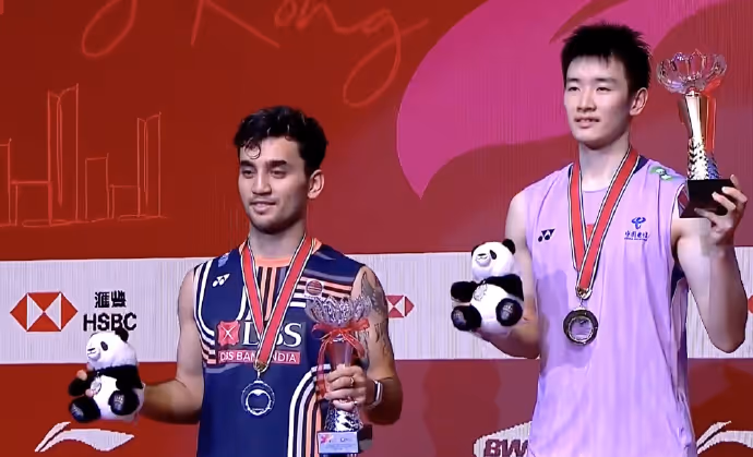 李诗沣2-0拉克什亚集锦 2025香港公开赛 男单决赛视频