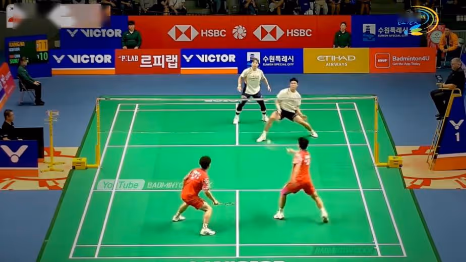 算冷门吗？孙文骏/曾维瀚2-1六号种子姜珉赫/奇东柱集锦！ 2025韩国公开赛 男双1/16决赛视频