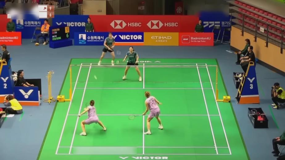 看一场少一场！陈清晨/賈一凡2-0许雅晴/宋祐媗集锦！ 2025韩国公开赛 女双1/16決賽視頻