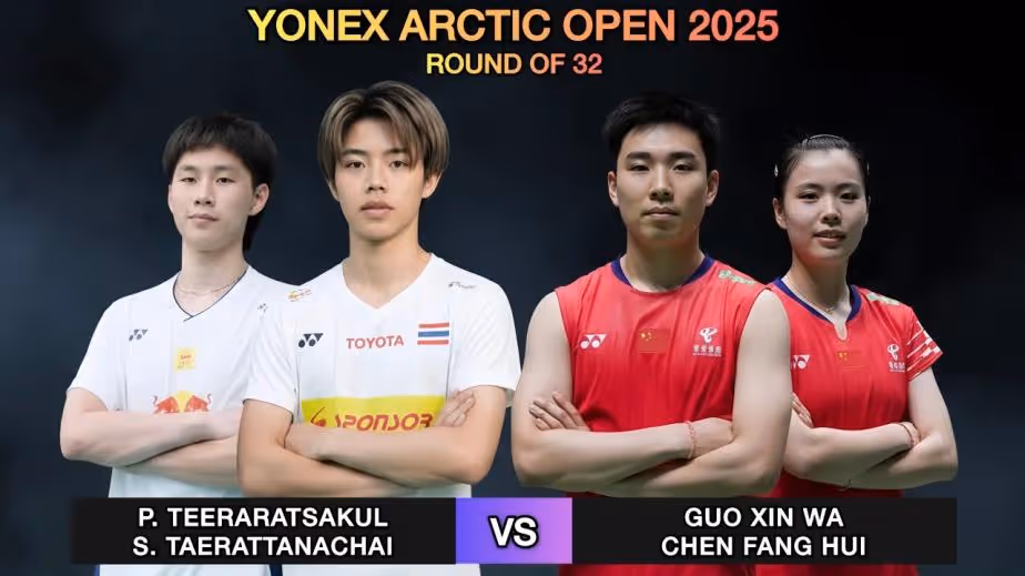 被杀成筛子了！郭新娃/陈芳卉7-21帕克卡波/沙西丽集锦 2025年北极公开赛混双1/16决赛视频