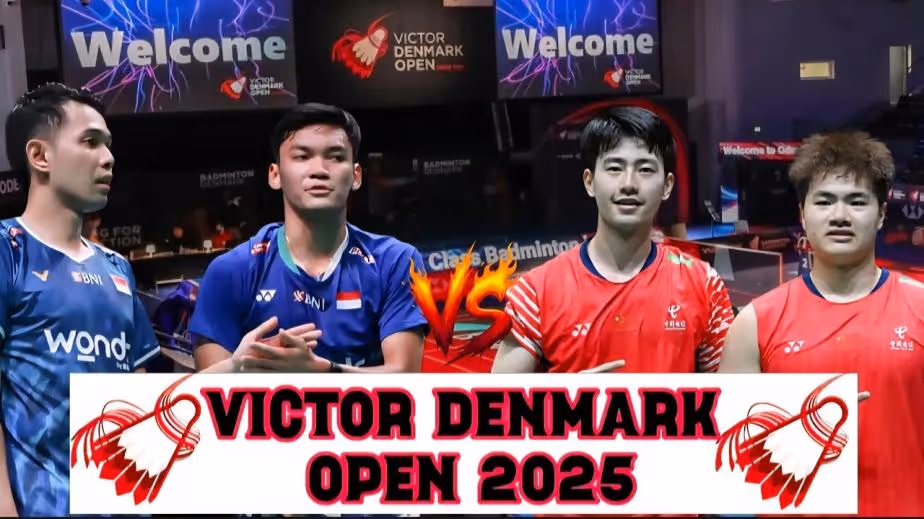 梁伟铿/王昶0-2不敌阿尔菲安/菲克里集锦 2025丹麦公开赛 男双半决赛视频