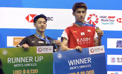 郑加恒男单夺冠，韩国2金1银收官丨韩国大师赛决赛