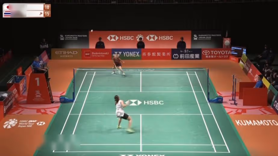 老将之间的对决！因达农2-1奥原希望集锦 2025日本大师赛 女单半决赛视频