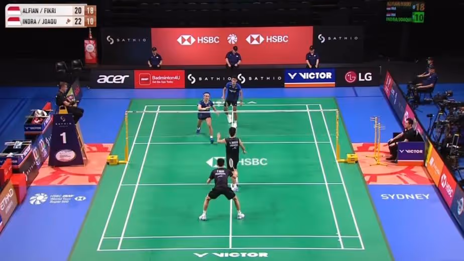 印尼又出男双天才？因陀罗/华金2-1阿尔菲安/菲克里夺冠集锦！ 2025澳洲公开赛 男双决赛视频