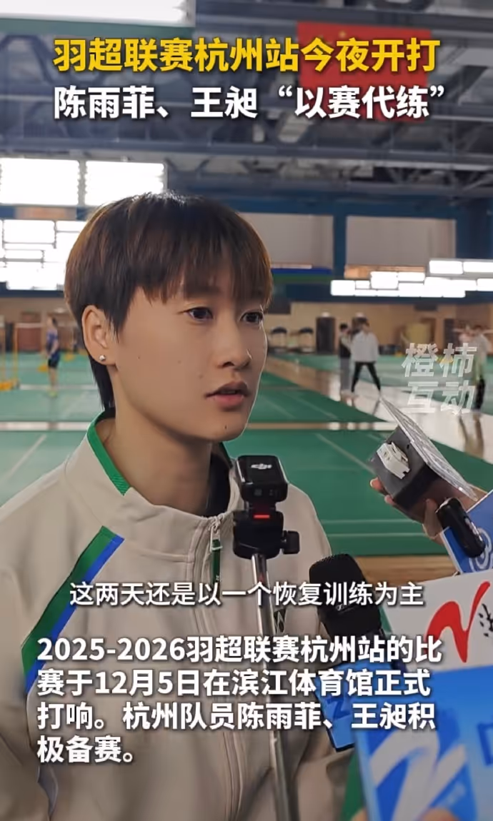 陈雨菲总结2025：复出后成绩出乎意料 下半年出现一些问题