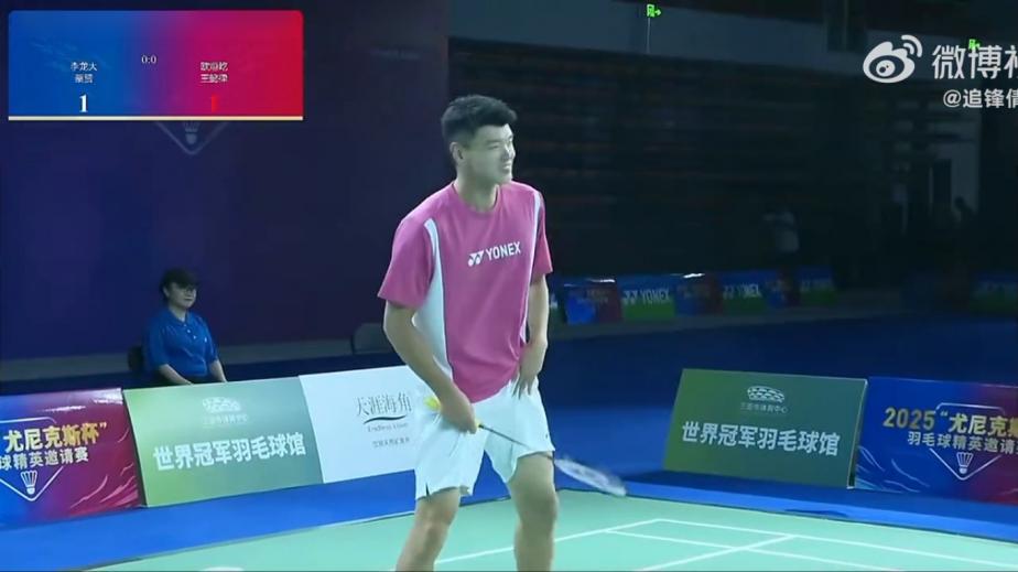 欢乐男双比赛 蔡赟/李龙大vs王懿律/欧烜屹