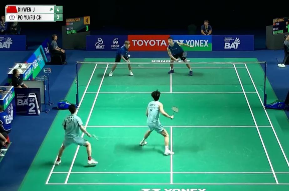 不敌省队一轮游！黄荻/孙文骏0-2赖柏佑/蔡富丞集锦！ 2026泰国大师赛 男双1/16决赛视频