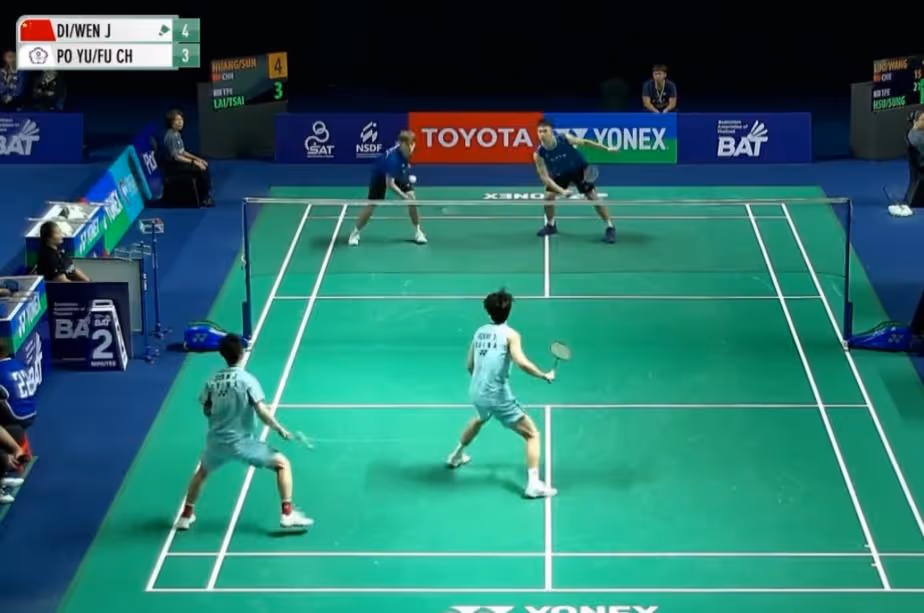 不敌省队一轮游！黄荻/孙文骏0-2赖柏佑/蔡富丞集锦！ 2026泰国大师赛 男双1/16决赛视频