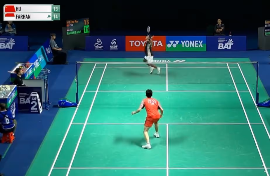 国羽未来之星一轮游输在哪？胡哲安0-2阿尔维·法汉集锦！ 2026泰国大师赛 男单1/16决赛视频