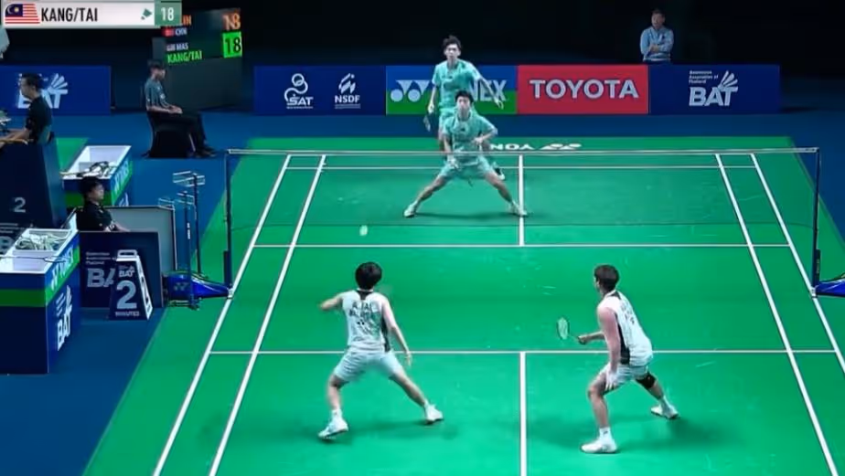 首战超级300即杀入八强！胡珂源/林祥毅2-0江凯兴/戴伟钦集锦 2026泰国大师赛 男双1/4决赛视频