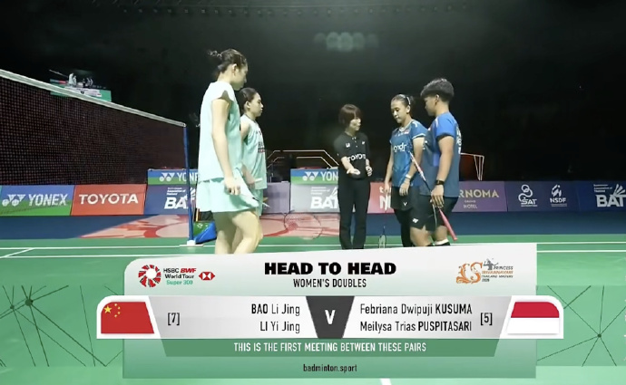 鲍骊婧/李怡婧2-1库苏马/梅丽莎杀入决赛集锦 2026泰国大师赛 女双半决赛视频