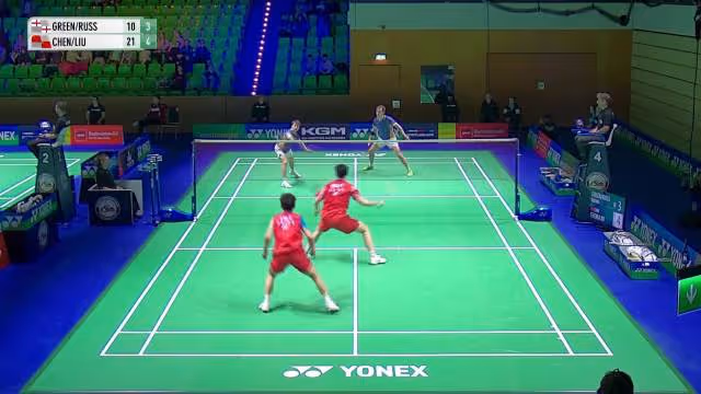 陈柏阳/刘毅2-0亚历克斯/扎克·罗斯集锦 2026德国公开赛 男双1/16决赛视频