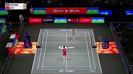 王祉怡2-0革通集锦 2026全英公开赛 女单1/8决赛视频