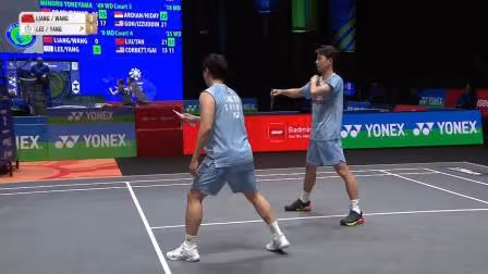 梁伟铿/王昶2-1李哲辉/杨博轩集锦 2026全英公开赛 男双1/8决赛视频