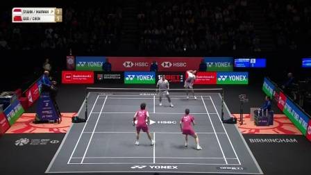 国羽混双独苗！郭新娃/陈芳卉2-1阿姆里/马尔瓦 2026全英公开赛 混双1/4决赛视频