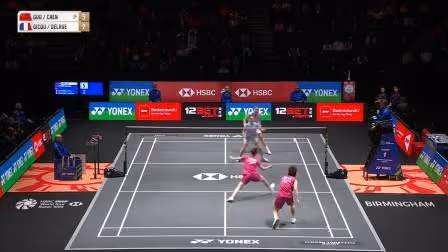 国羽混双全军覆没！郭新娃/陈芳卉1-2吉凯尔/德尔吕集锦 2026全英公开赛 混双半决赛视频