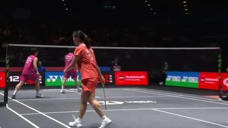 刘圣书/谭宁全英首夺冠！2-0白荷娜/李绍希集锦 2026全英公开赛 女双决赛视频