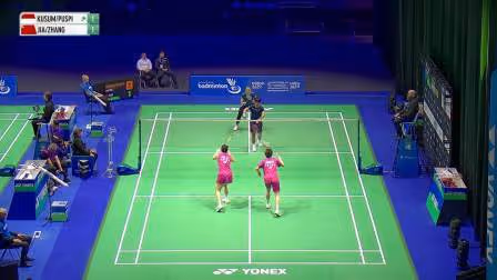 贾一凡/张殊贤2-0库苏马/梅丽莎集锦 2026瑞士公开赛 女双1/8决赛视频