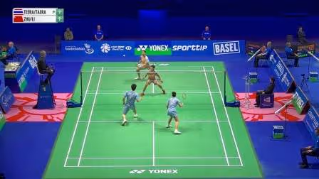 朱一珺/李茜2-1险胜沙西丽/帕克卡波！ 2026瑞士公开赛 混双1/4决赛视频